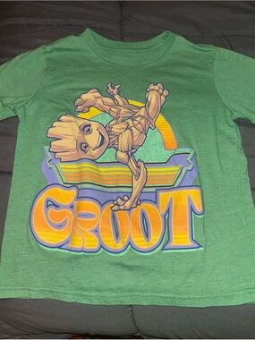 Marvel Guardians of the Galaxy Green Kids Tee
